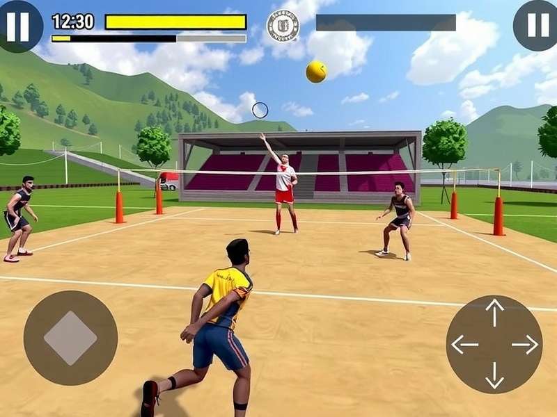 Dharamshala Volley Legends Gameplay Screenshot